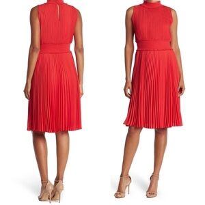 NWT Nanette LePore Pleated Sleeveless Dress